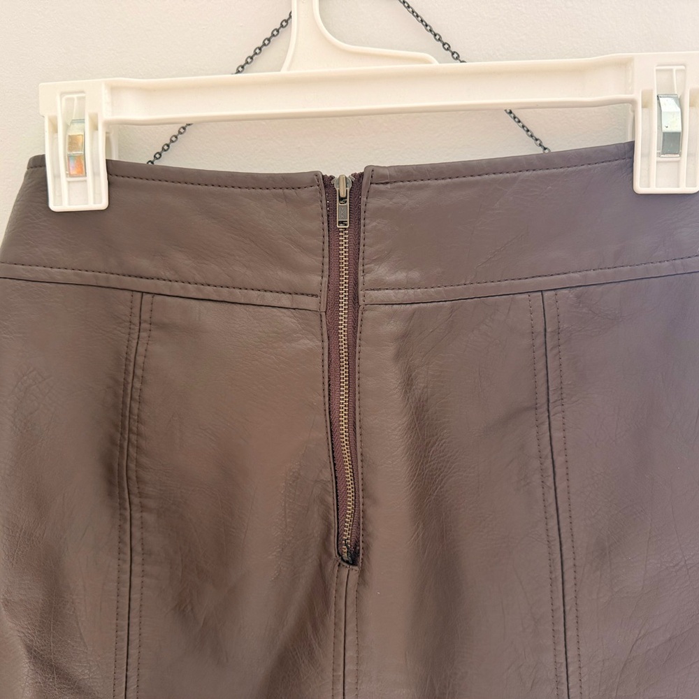 Free people Vegan Faux Leather Mini Skirt - Picture 5 of 7